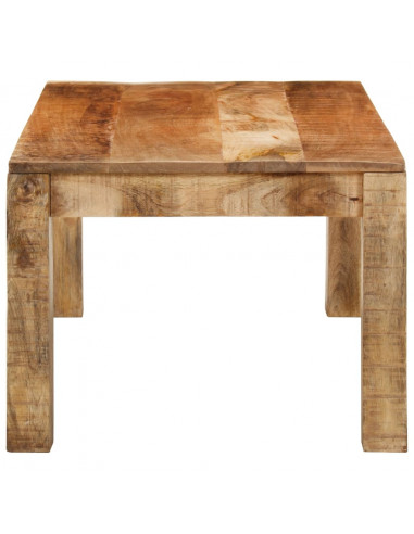 Tavolino da Salotto 100x55x40 cm in Legno Massello di Mango
