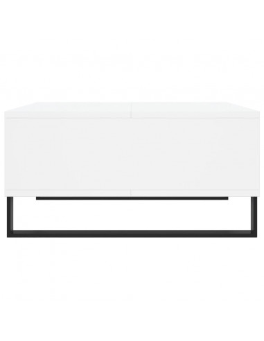 Tavolino da Salotto Bianco 60x60x30 cm in Legno Multistrato