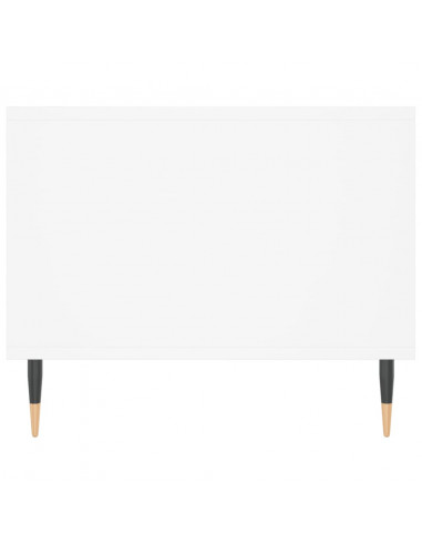 Tavolino da Salotto Bianco 102x50x40 cm in Legno Multistrato