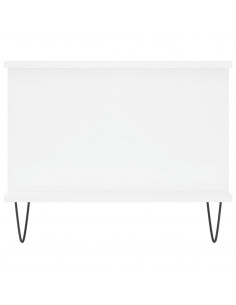 Tavolino da Salotto Bianco 90x50x40 cm in Legno Multistrato 2