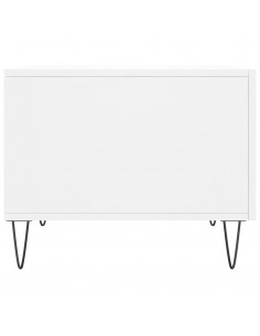 Tavolino da Salotto Bianco 50x50x40 cm in Legno Multistrato 2