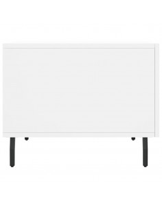 Tavolino da Salotto Bianco 50x50x40 cm in Legno Multistrato 2