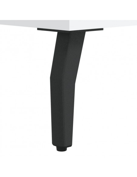 Tavolino da Salotto Bianco 50x50x40 cm in Legno Multistrato