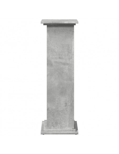 Espositore con Portaoggetti Grigio Cemento 31x30x90 Truciolato