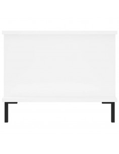 Tavolino da Salotto Bianco 90x50x40 cm in Legno Multistrato 2