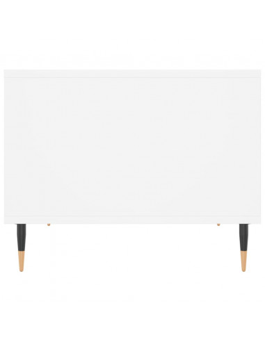 Tavolino da Salotto Bianco 60x50x40 cm in Legno Multistrato