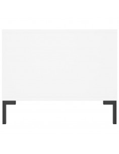 Tavolino da Salotto Bianco 90x50x40 cm in Legno Multistrato 2