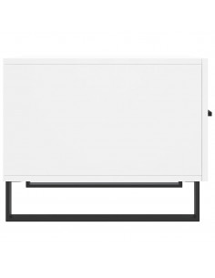 Tavolino da Salotto Bianco 50x50x40 cm in Legno Multistrato 2