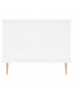 Tavolino da Salotto Bianco 90x50x40 cm in Legno Multistrato 2