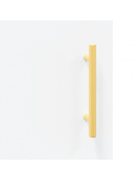 Tavolino da Salotto Bianco 90x50x40 cm in Legno Multistrato