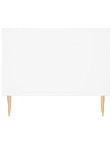Tavolino da Salotto Bianco 102x50x40 cm in Legno Multistrato