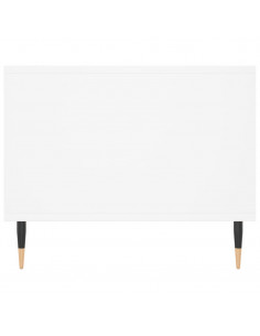 Tavolino da Salotto Bianco 90x50x40 cm in Legno Multistrato 2