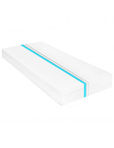 Materasso 100x200 cm 7 Zone Schiuma di Poliuretano 16 cm H2 H3 2