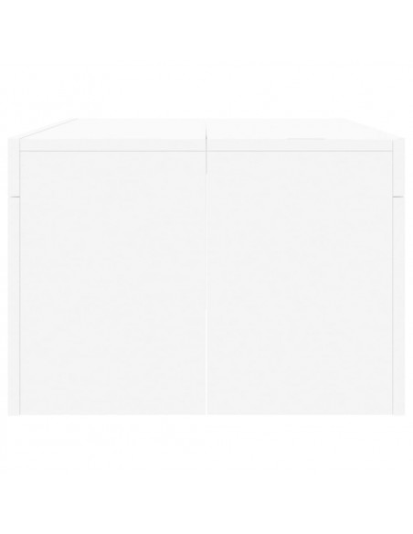 Tavolino da Salotto Bianco 102x50x36 cm in Legno Multistrato