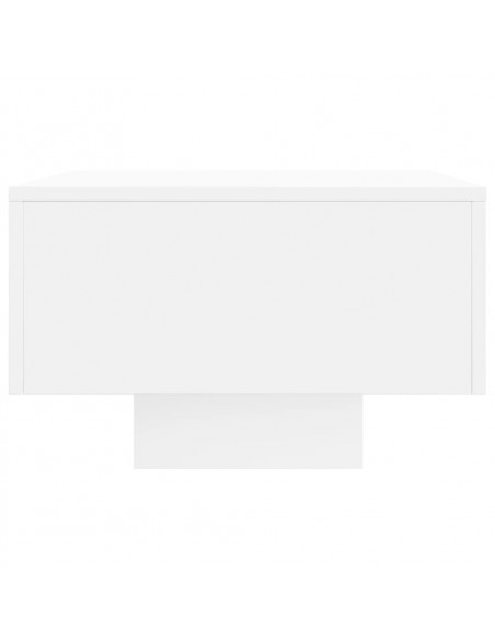 Tavolino da Salotto Bianco 100x49,5x31 cm in Legno Multistrato