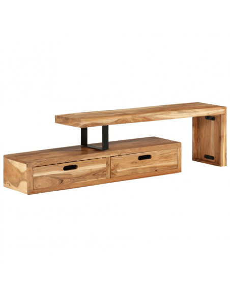 Supporto TV in Legno Massello di Acacia