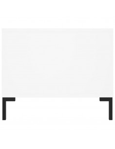 Tavolino da Salotto Bianco 102x50x40 cm in Legno Multistrato 2