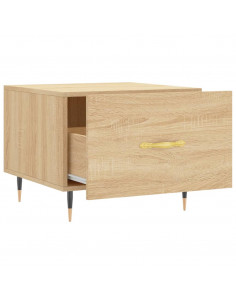 Tavolini Salotto 2pz Rovere Sonoma 50x50x40cm Legno Multistrato 2