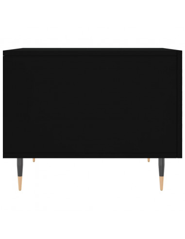 Tavolini da Salotto 2 pz Neri 50x50x40 cm in Legno Multistrato