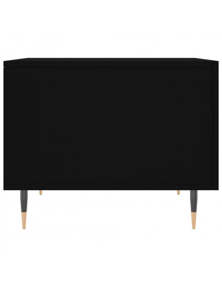 Tavolini da Salotto 2 pz Neri 50x50x40 cm in Legno Multistrato