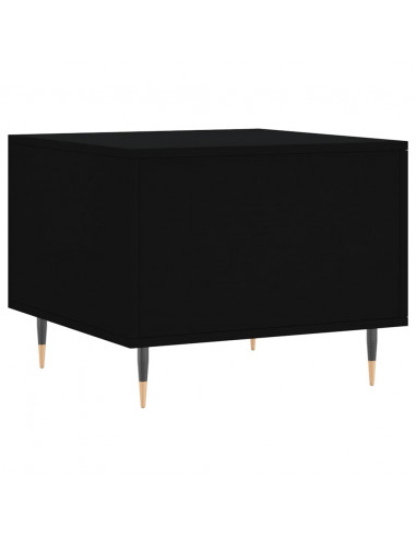 Tavolini da Salotto 2 pz Neri 50x50x40 cm in Legno Multistrato