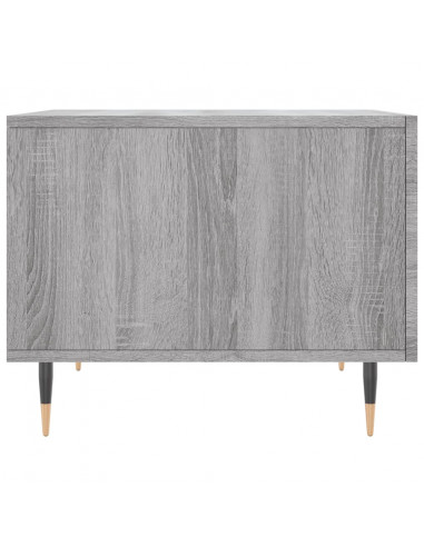 Tavolini Salotto 2pz Grigio Sonoma 50x50x40cm Legno Multistrato