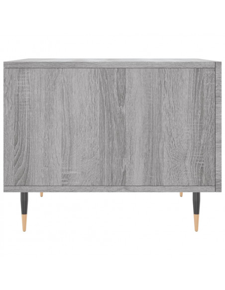 Tavolini Salotto 2pz Grigio Sonoma 50x50x40cm Legno Multistrato