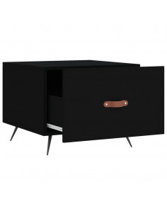 Tavolini da Salotto 2 pz Neri 50x50x40 cm in Legno Multistrato 2