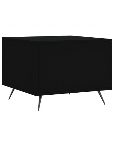Tavolini da Salotto 2 pz Neri 50x50x40 cm in Legno Multistrato