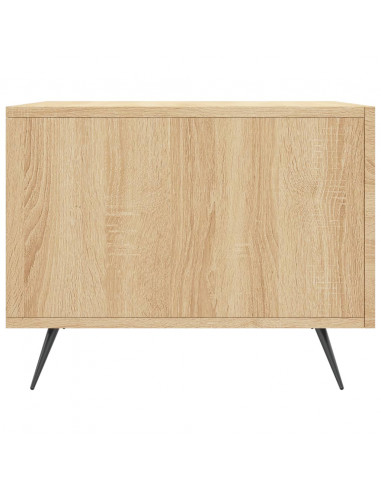 Tavolini Salotto 2pz Rovere Sonoma 50x50x40cm Legno Multistrato