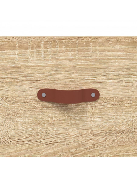 Tavolini Salotto 2pz Rovere Sonoma 50x50x40cm Legno Multistrato