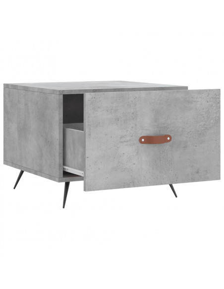 Tavolini Salotto 2pz Grigio Cemento 50x50x40 Legno Multistrato