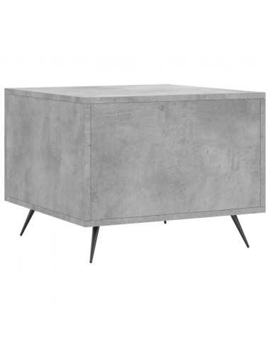 Tavolini Salotto 2pz Grigio Cemento 50x50x40 Legno Multistrato