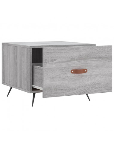 Tavolini Salotto 2pz Grigio Sonoma 50x50x40cm Legno Multistrato