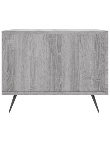 Tavolini Salotto 2pz Grigio Sonoma 50x50x40cm Legno Multistrato