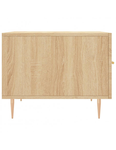 Tavolini Salotto 2pz Rovere Sonoma 50x50x40cm Legno Multistrato