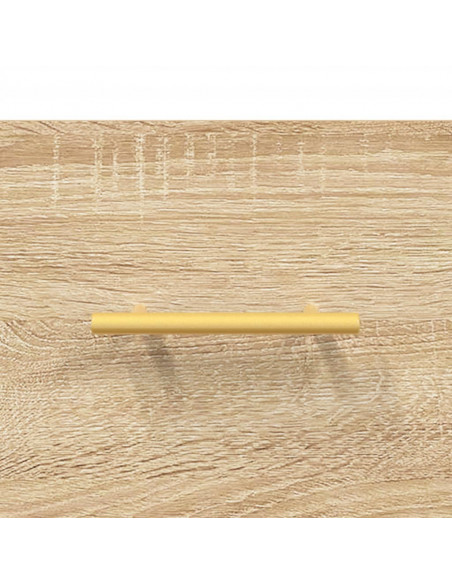 Tavolini Salotto 2pz Rovere Sonoma 50x50x40cm Legno Multistrato