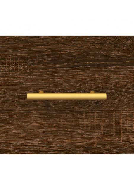 Tavolini Salotto 2 pz Rovere Marrone 50x50x40 Legno Multistrato