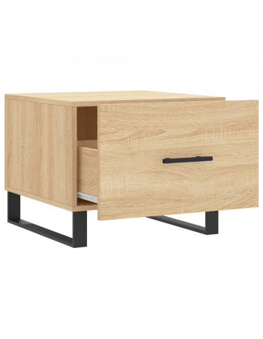 Tavolini Salotto 2pz Rovere Sonoma 50x50x40cm Legno Multistrato