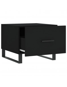 Tavolini da Salotto 2 pz Neri 50x50x40 cm in Legno Multistrato 2