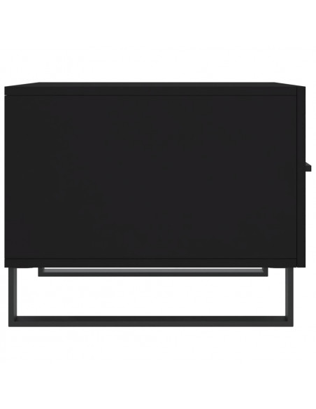 Tavolini da Salotto 2 pz Neri 50x50x40 cm in Legno Multistrato