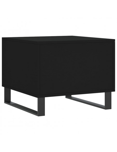 Tavolini da Salotto 2 pz Neri 50x50x40 cm in Legno Multistrato