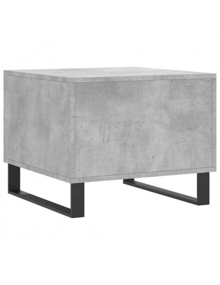 Tavolini Salotto 2pz Grigio Cemento 50x50x40 Legno Multistrato