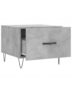 Tavolini Salotto 2pz Grigio Cemento 50x50x40 Legno Multistrato 2