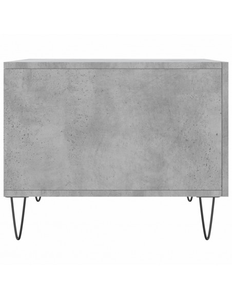Tavolini Salotto 2pz Grigio Cemento 50x50x40 Legno Multistrato