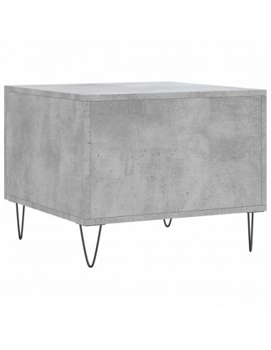 Tavolini Salotto 2pz Grigio Cemento 50x50x40 Legno Multistrato