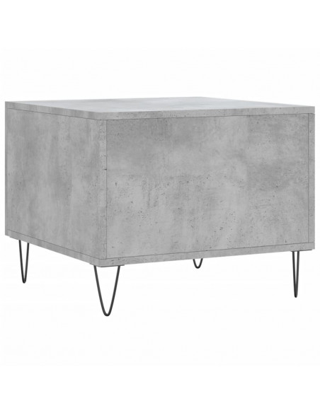 Tavolini Salotto 2pz Grigio Cemento 50x50x40 Legno Multistrato