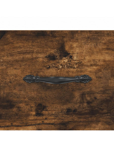 Tavolini Salotto 2 pz Rovere Fumo 50x50x40cm Legno Multistrato