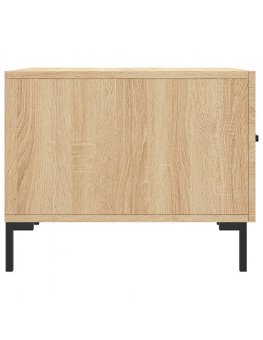 Tavolini Salotto 2pz Rovere Sonoma 50x50x40cm Legno Multistrato