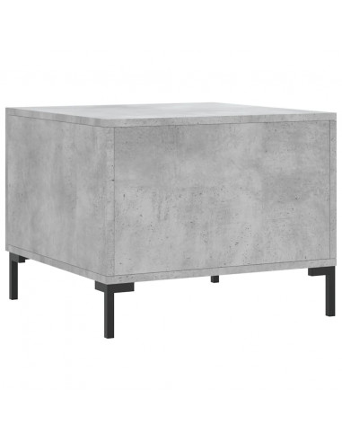 Tavolini Salotto 2pz Grigio Cemento 50x50x40 Legno Multistrato